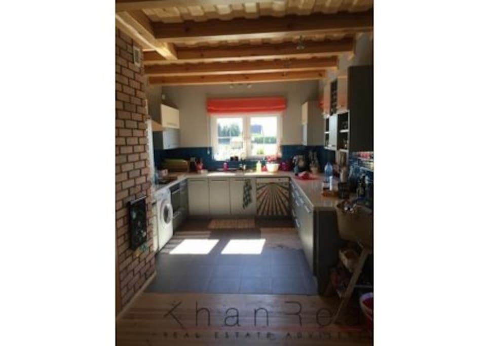 Open space kitchen with all necessary equipment
