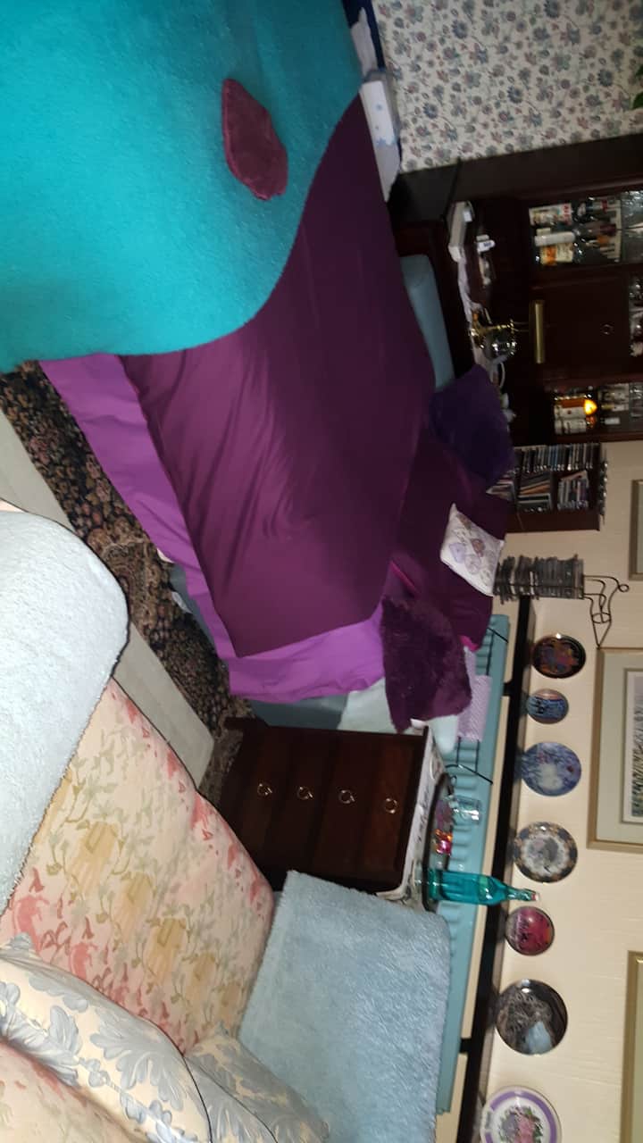 Bedsit with double sofa bed 