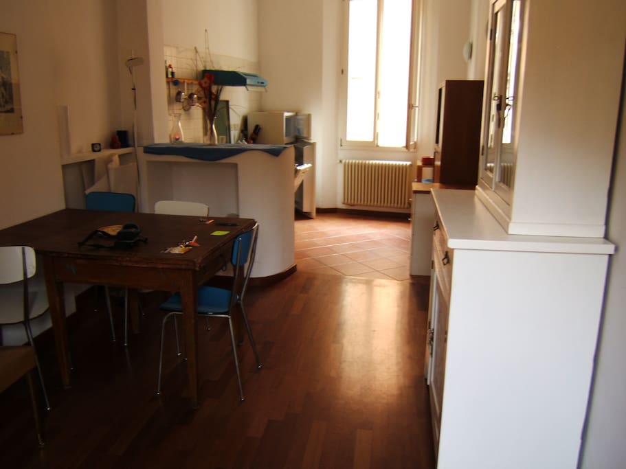 Zona pranzo e cucina