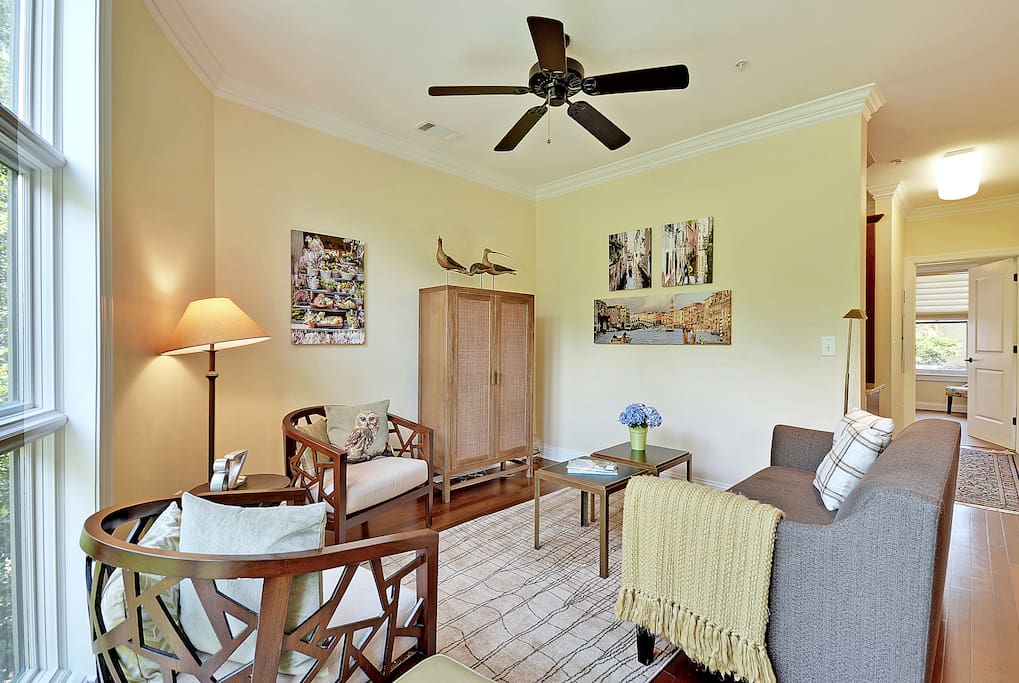 Living Room (TV in the Armoire)