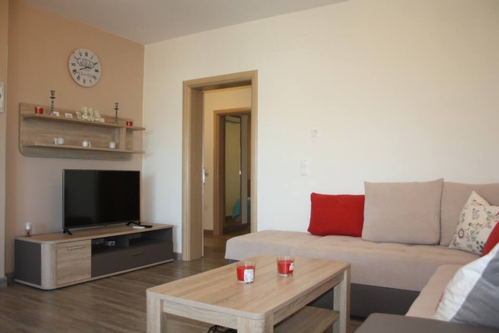 Living room with sofa bed for up to 2 persons
