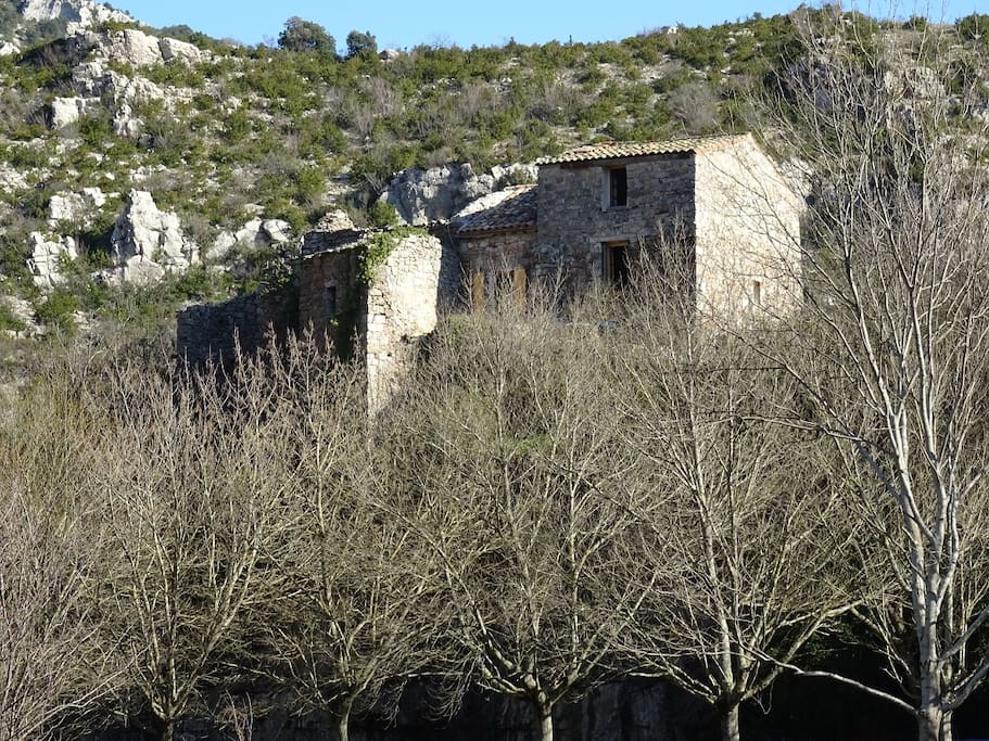 La maison, façade ouest.