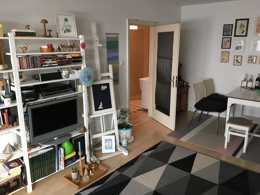 Das liebevoll eingerichtete Wohnzimmer zur alleinigen Benutzung.