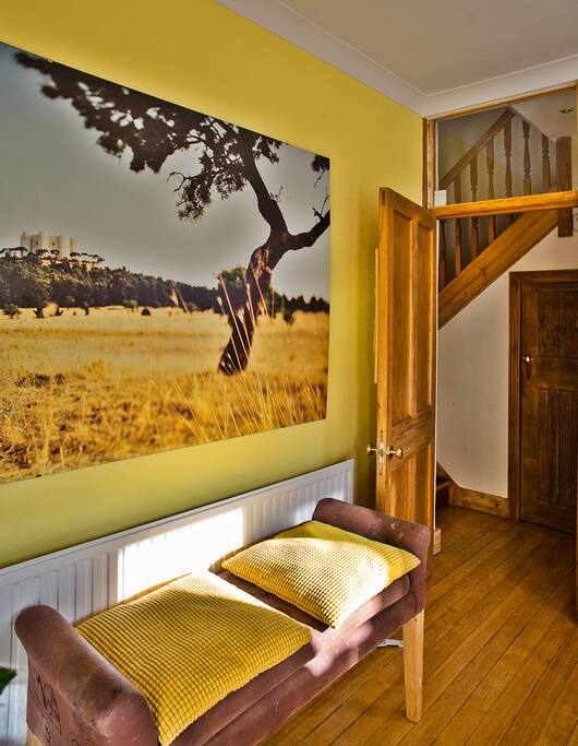 Reading area in the kitchen
