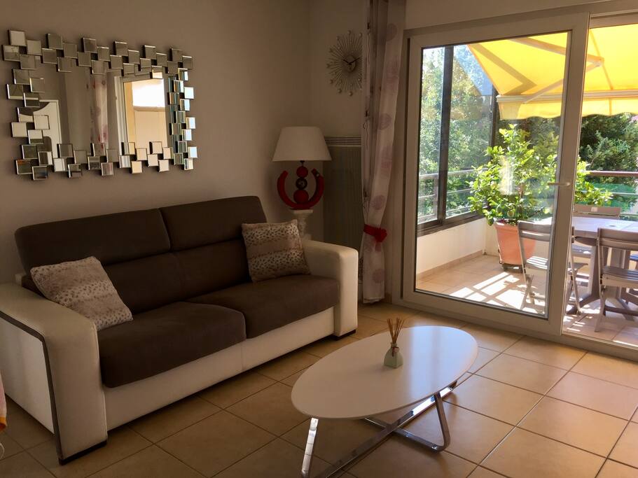 Salon et Terrasse