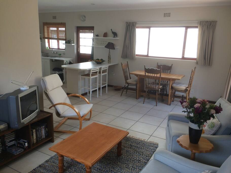 From Lounge to Dining Area