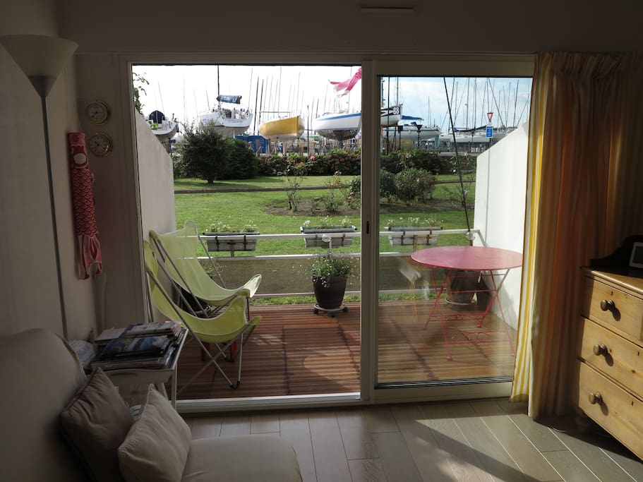 La vue de l'appartement