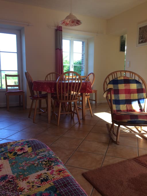 dining area from sitting area