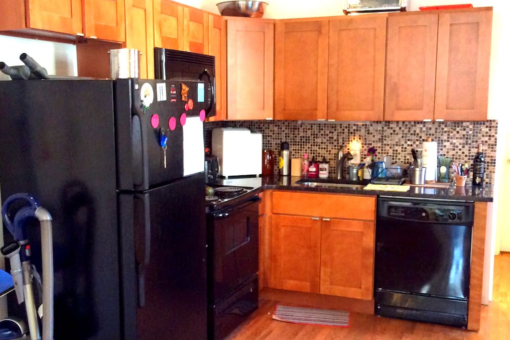 You may also use the fridge and the kitchen.