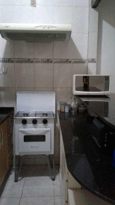 Cozinha americana equipada