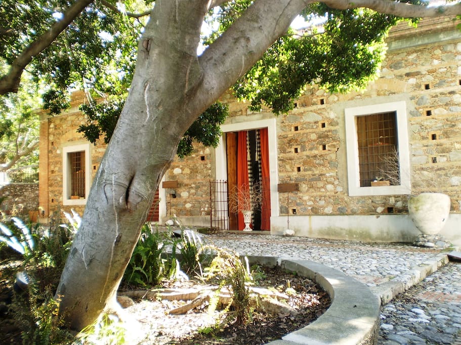 the main entrance