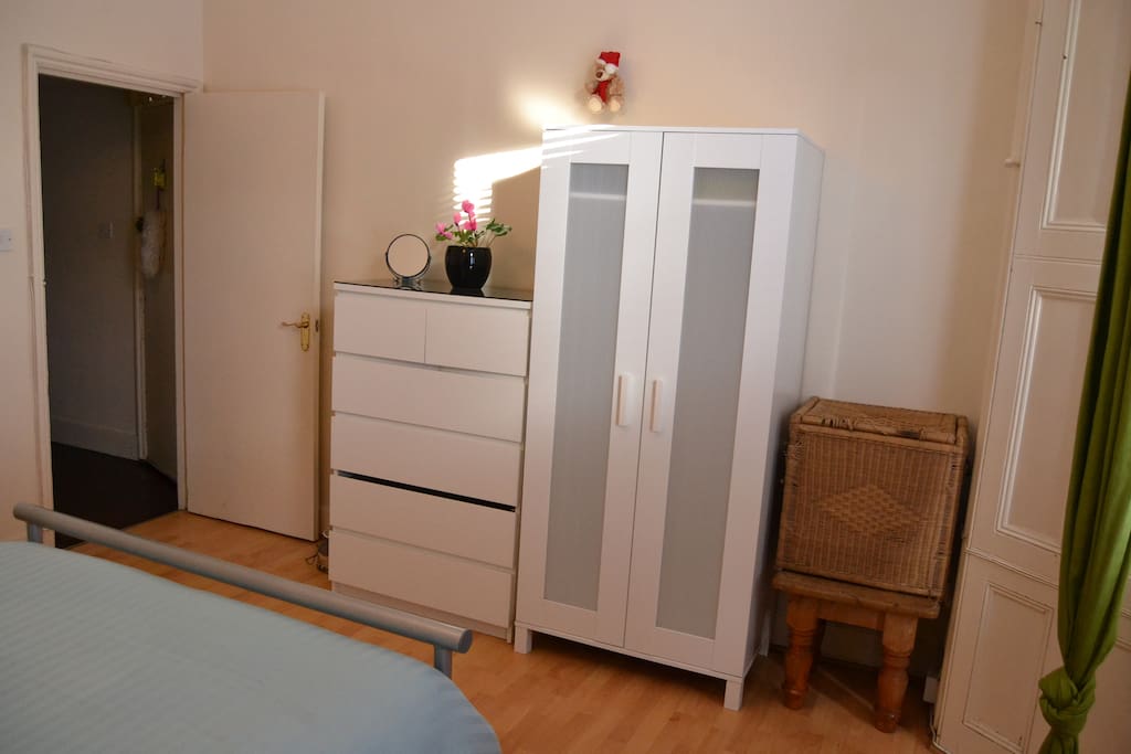 very bright and huge double room