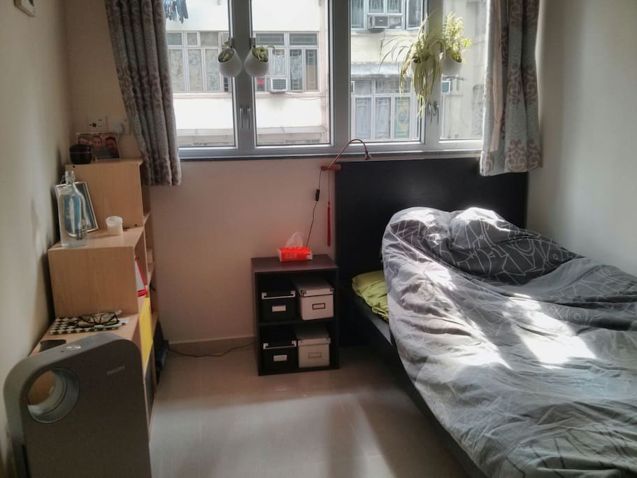 Spacious bedroom