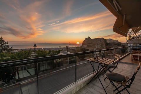 View and the city