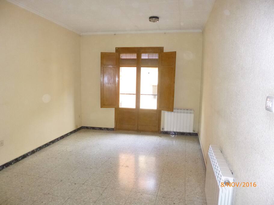 One of the spacious second floor rooms ready for refurbishment
