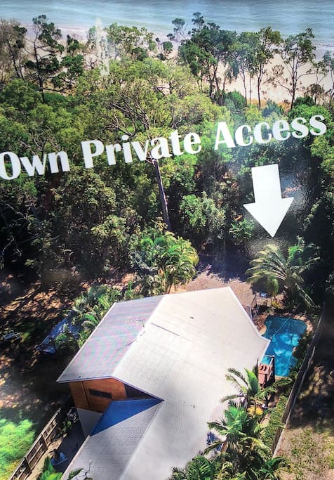 Own private access to the Toogoom Beach