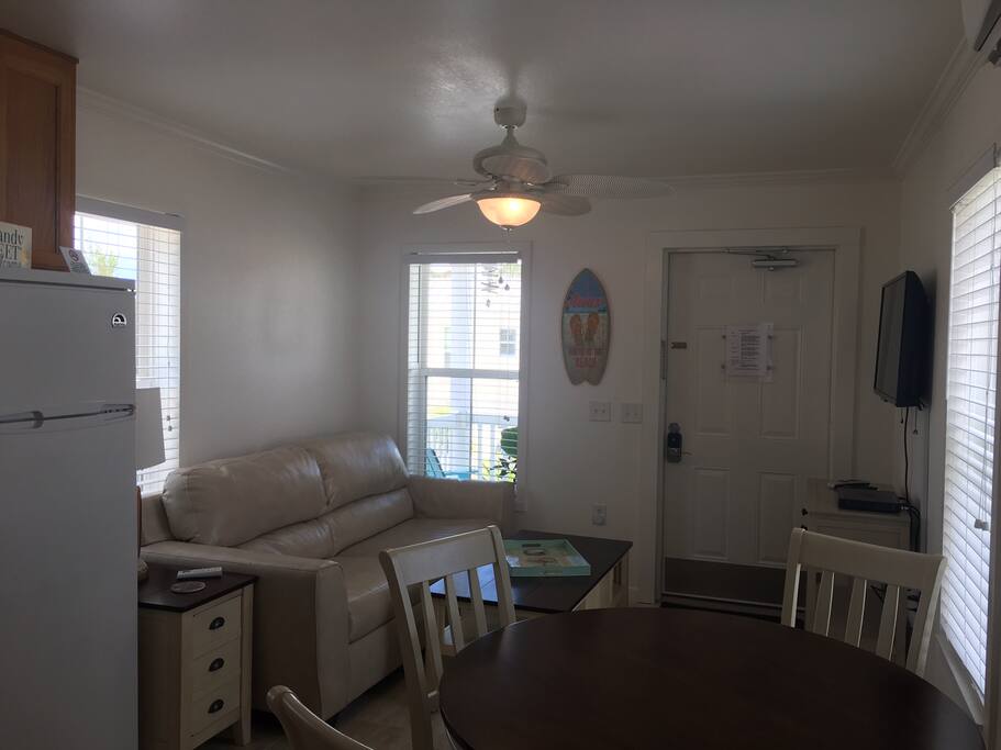 "Surf Shack" View From Kitchen Into Living Area