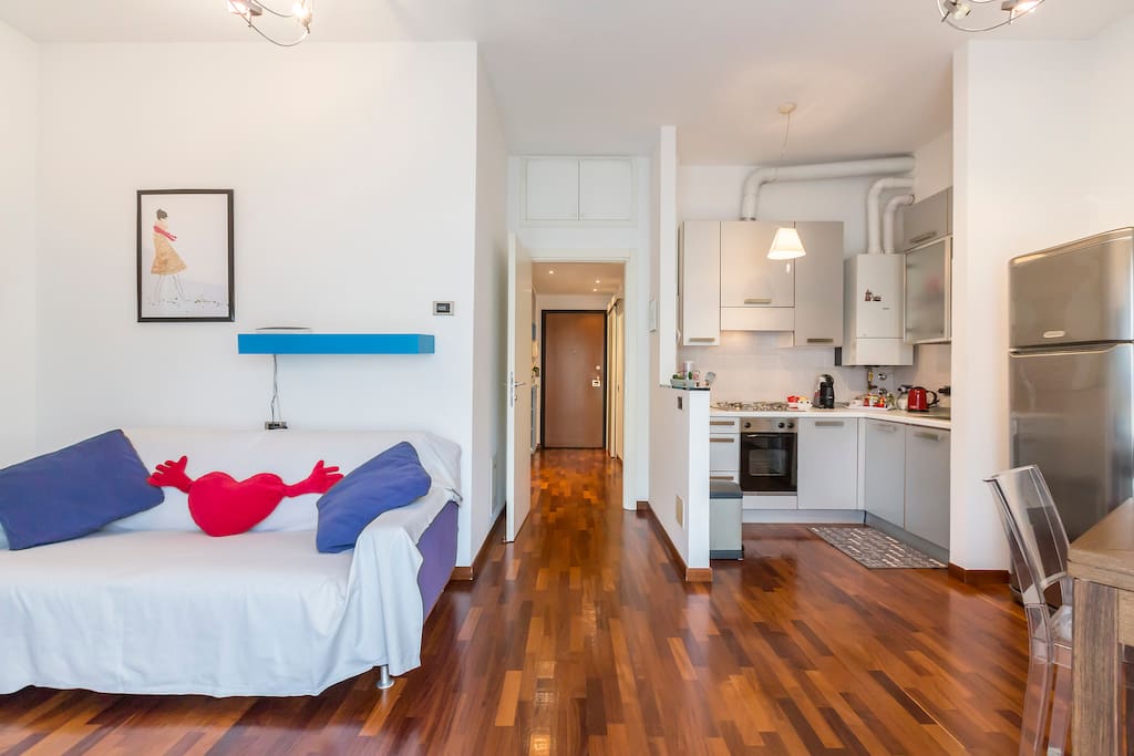 Living room & entrance