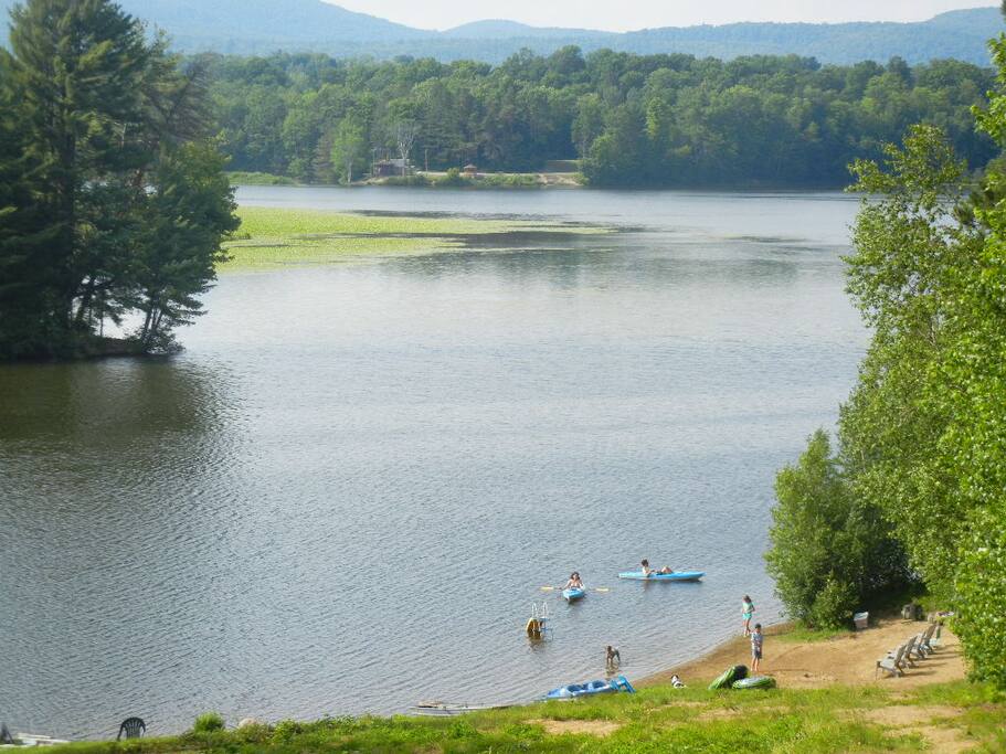Each camp has their own designated beach
