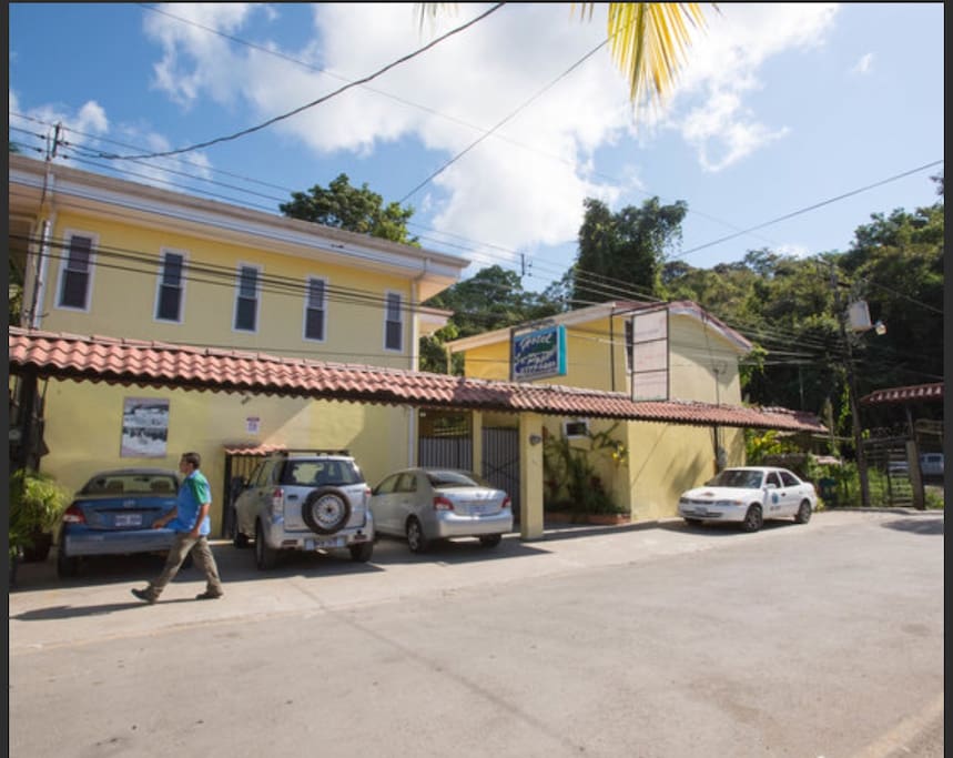 FRONT OF THE HOTEL