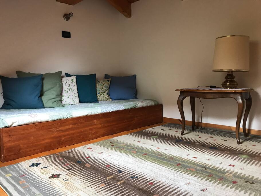 Letto sul soppalco