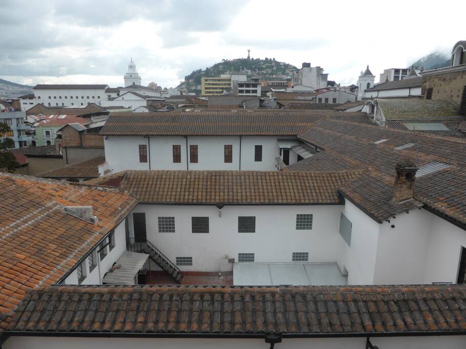 Vistas a la ciudad desde la terraza