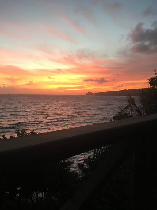 Sky view from deck