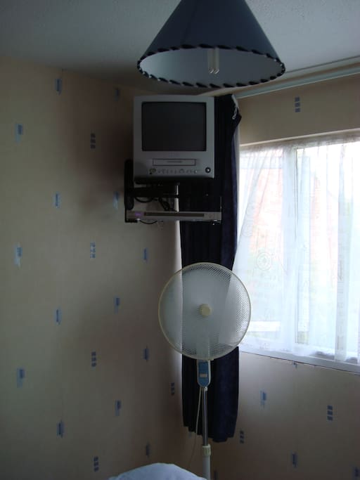 TV and DVD player
