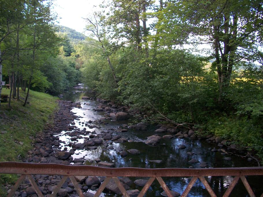 Looking down the Mill Creek.