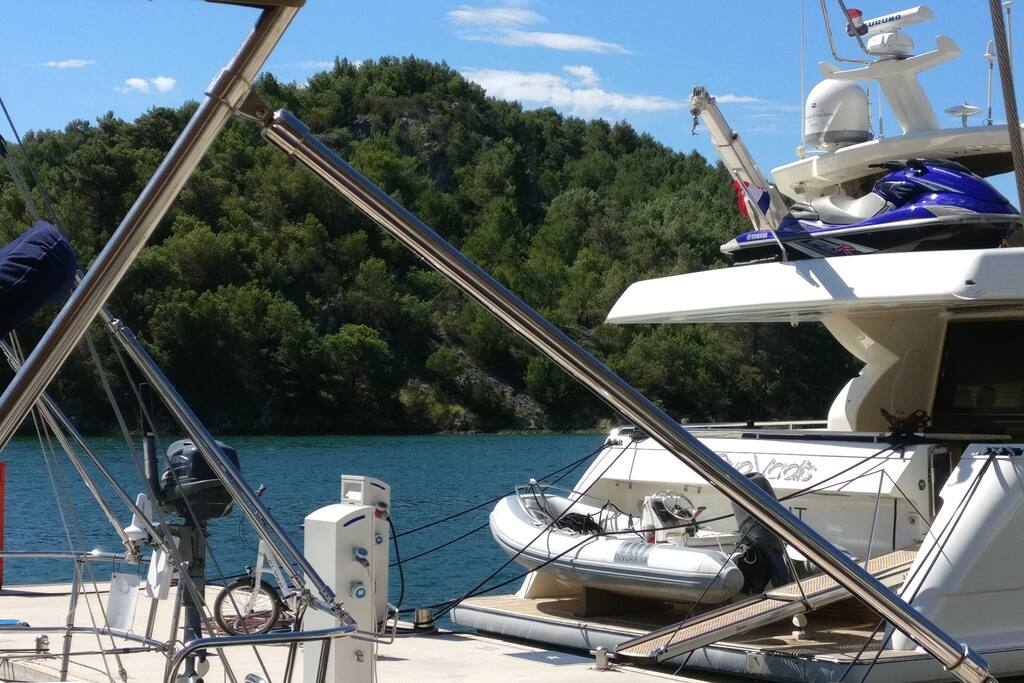 Unique location at the end of the peer for luxuryyachts