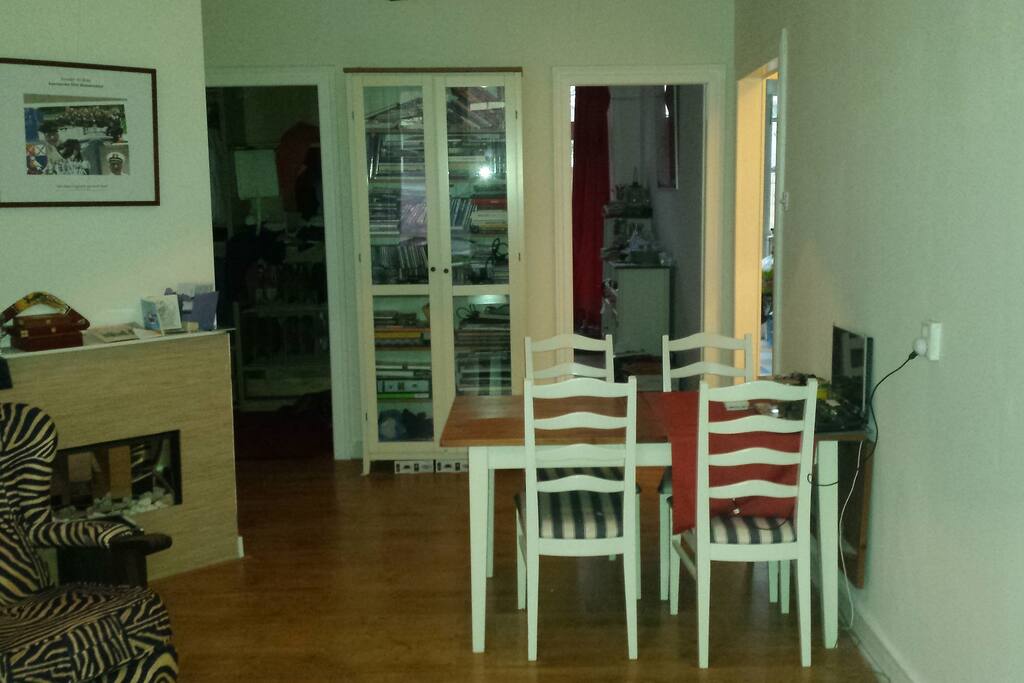 livingroom with gel fireplate