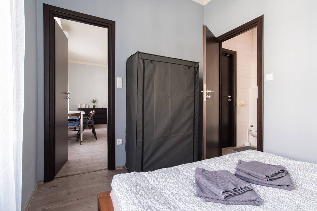 the bedroom from a different perspective