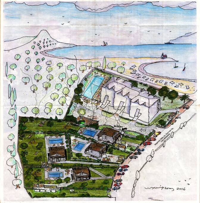 The Complex next to the Beach