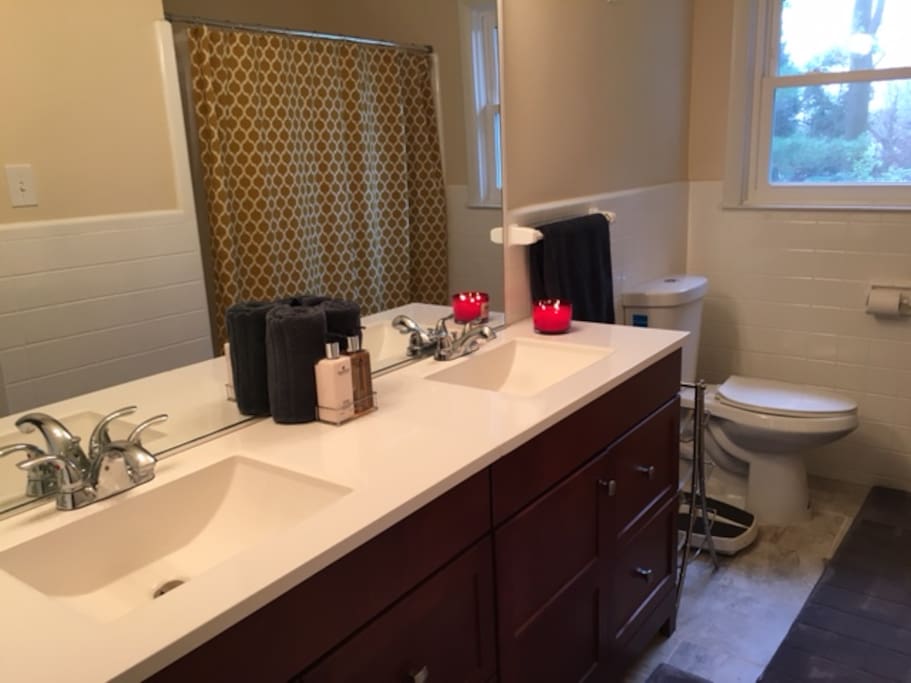 Large private bath