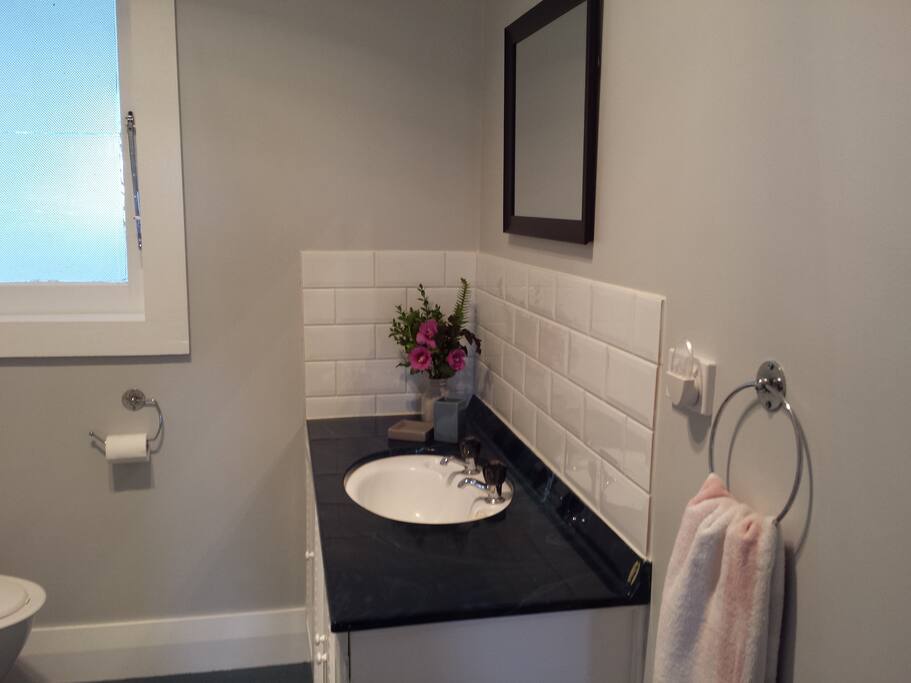 The bathroom