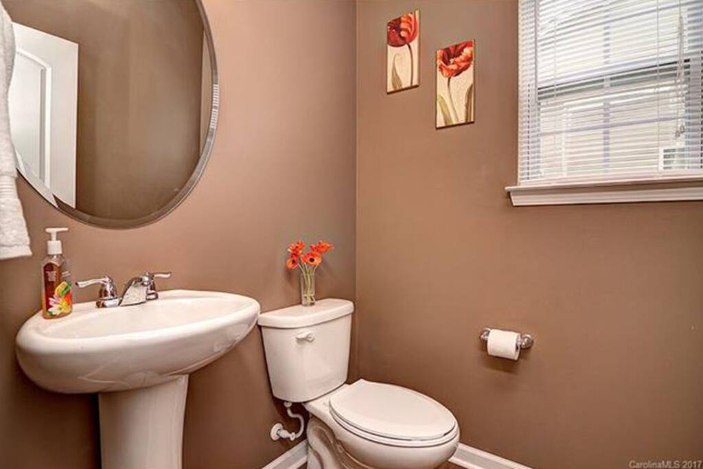 Downstairs half bath