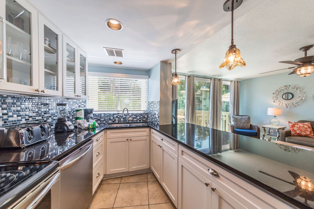 Newly remodeled kitchen with all new appliances.