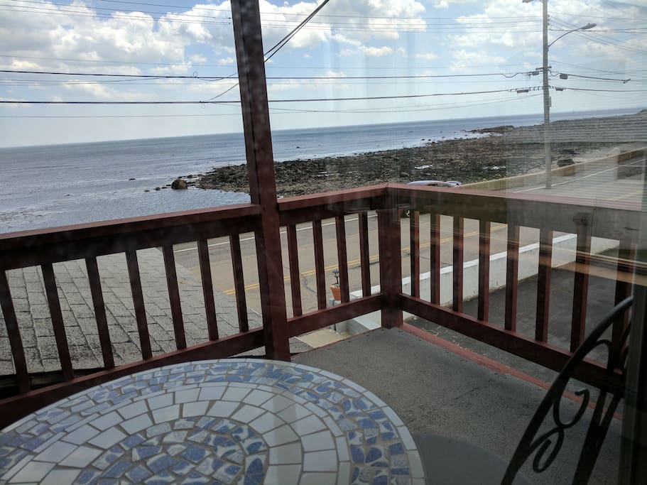Ocean view from the balcony bedroom.