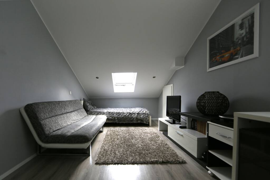 Zimmer ist 14qm gross.
