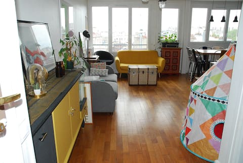 Top Airbnb: 3-room apartment in the heart of Clichy near Batignolles in Clichy