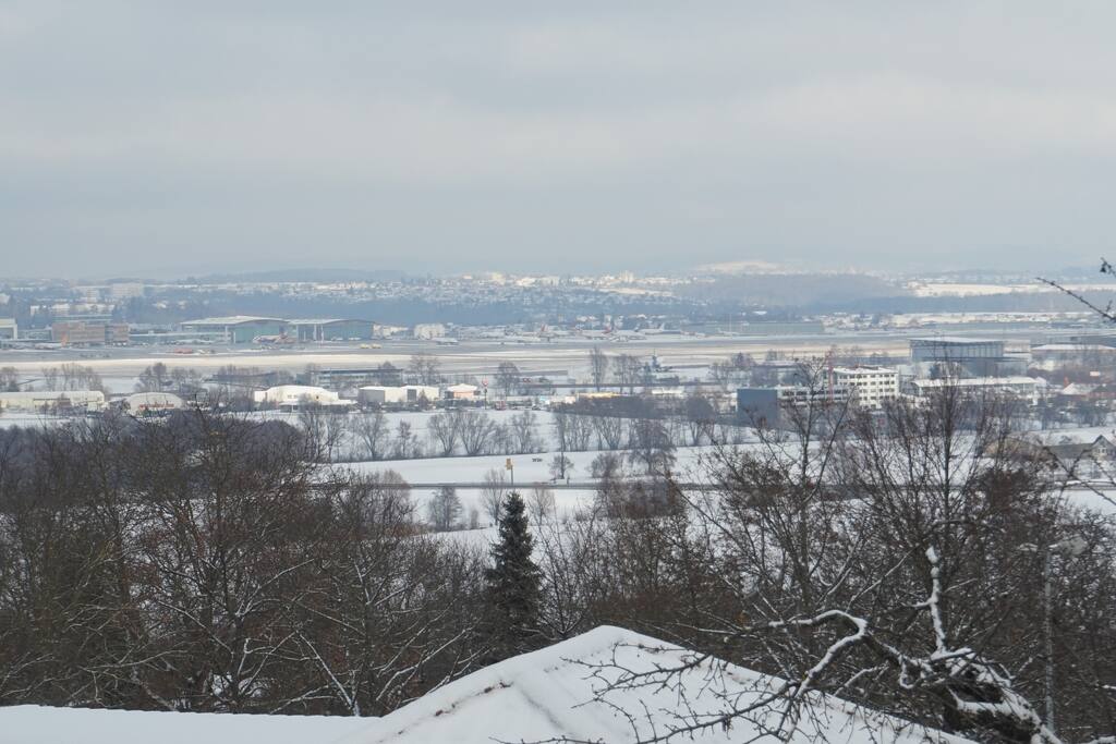 Ausblick auf den Stuttgarter Flughafen