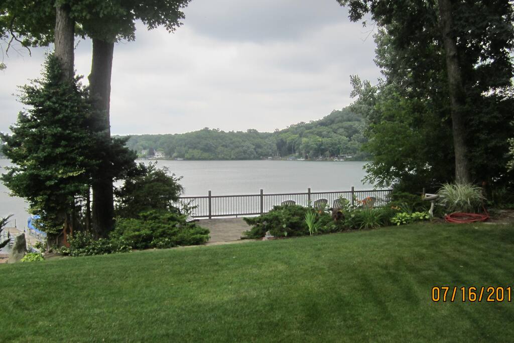 View of the lake