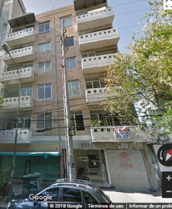 Apartamento céntrico en la Ciudad de México, a unas cuadras de Reforma y el corazón de la Colonia Condesa