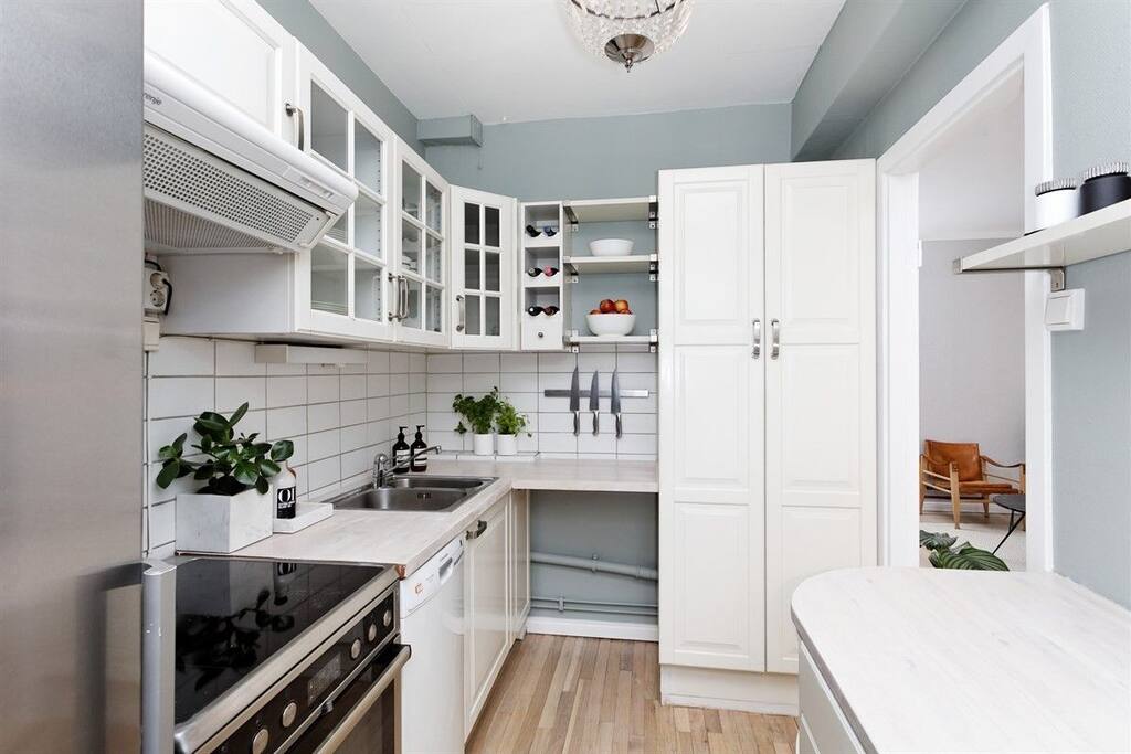 dishwasher and oven with hot plates