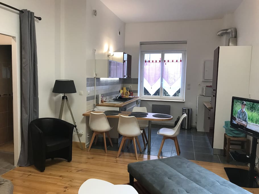 Espace salon/cuisine