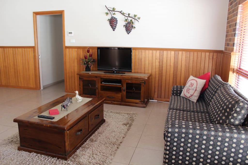 Living Area
with Flat Screen T.V. DVD Player
