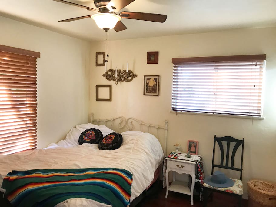 Bedroom with queen bed