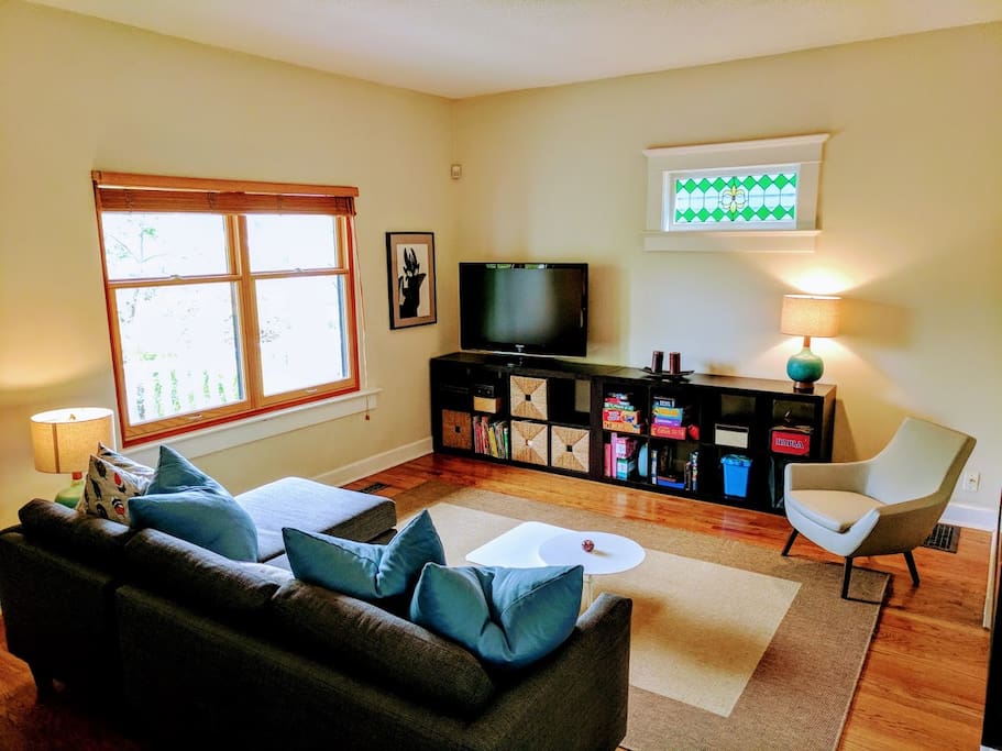 Bright, spacious family room/living room!