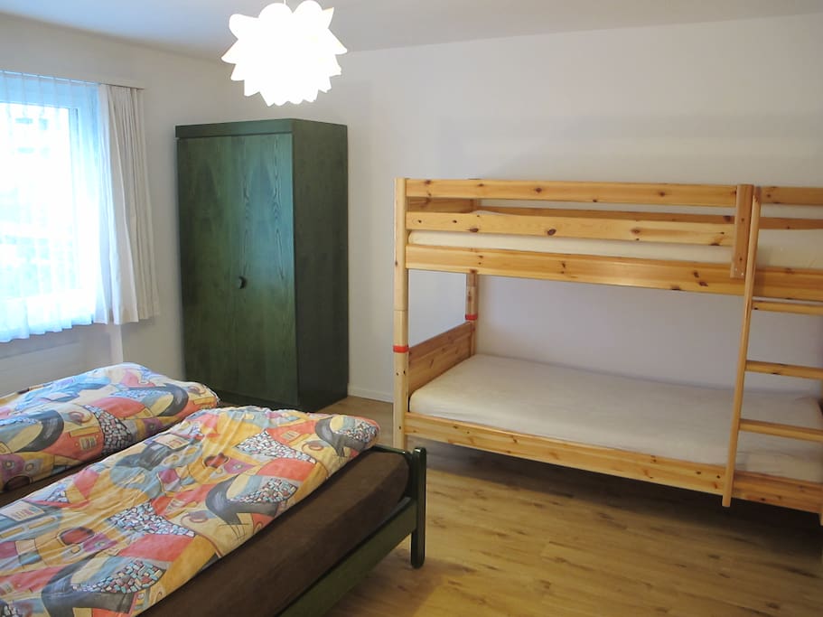 Bedroom showing bunk bed