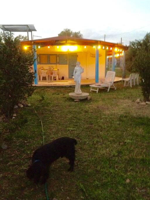 Visione dal giardino dello Chalet